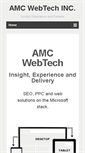 Mobile Screenshot of amcwebtech.com